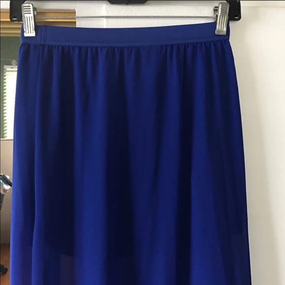 Royal Maxi Blue Dress - Picture 3 of 5